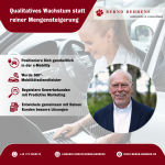 Bernd Behrens: Qualitatives Wachstum statt reiner Mengensteigerung